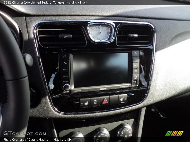 Tungsten Metallic / Black 2012 Chrysler 200 Limited Sedan