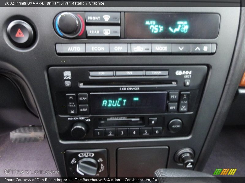 Controls of 2002 QX4 4x4