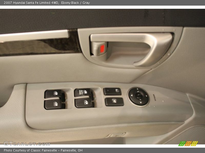 Ebony Black / Gray 2007 Hyundai Santa Fe Limited 4WD