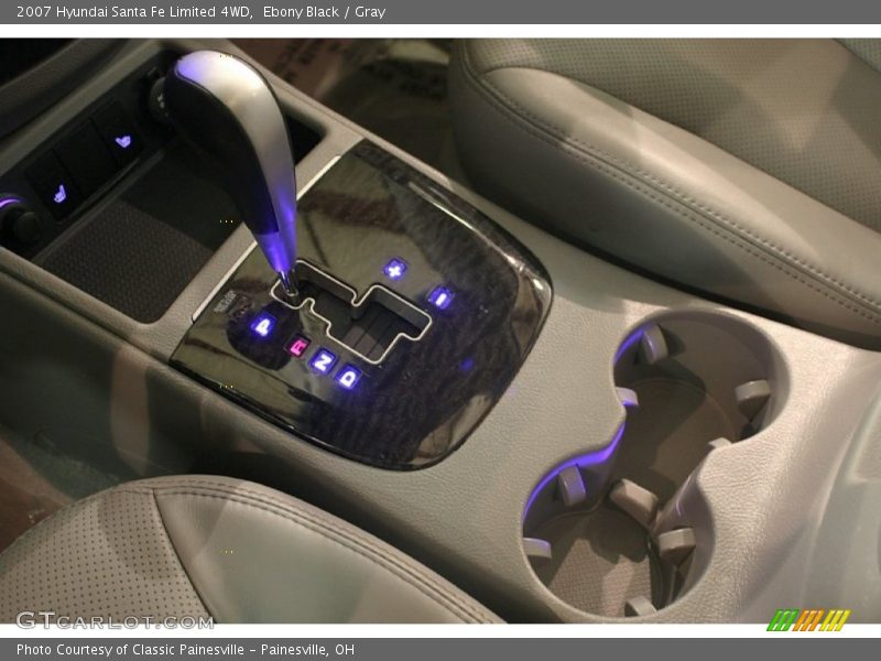 Ebony Black / Gray 2007 Hyundai Santa Fe Limited 4WD