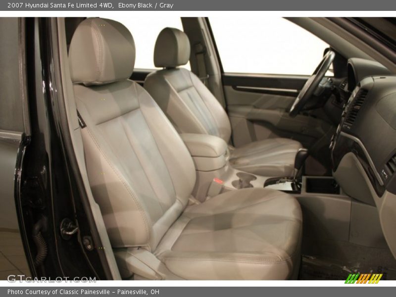 Ebony Black / Gray 2007 Hyundai Santa Fe Limited 4WD