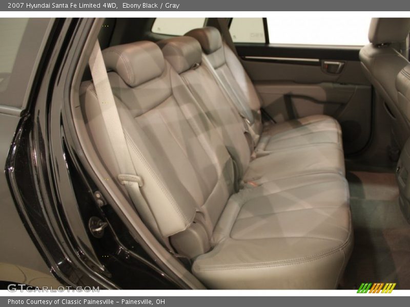 Ebony Black / Gray 2007 Hyundai Santa Fe Limited 4WD