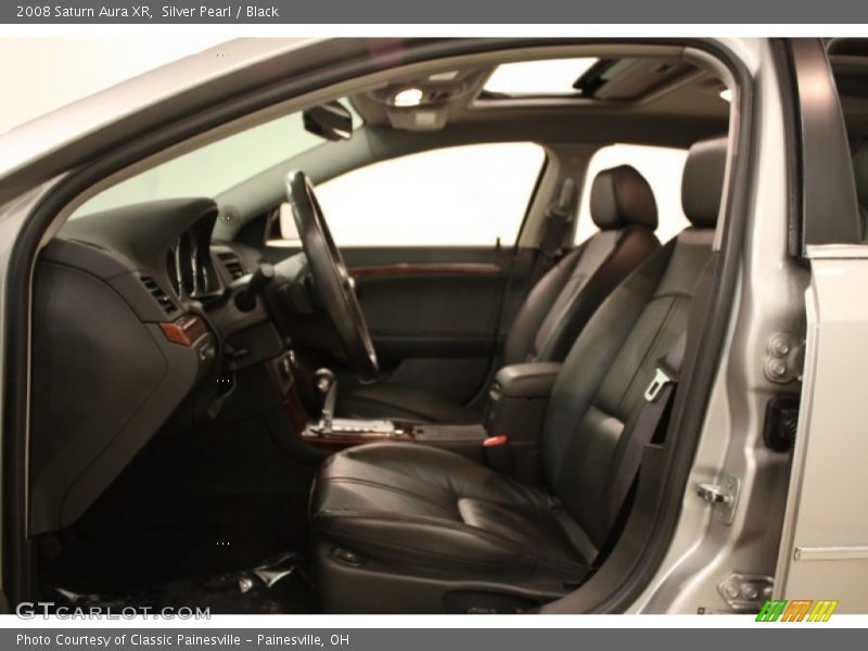 Silver Pearl / Black 2008 Saturn Aura XR