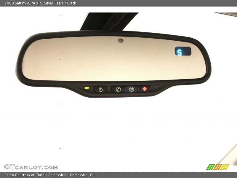 Silver Pearl / Black 2008 Saturn Aura XR
