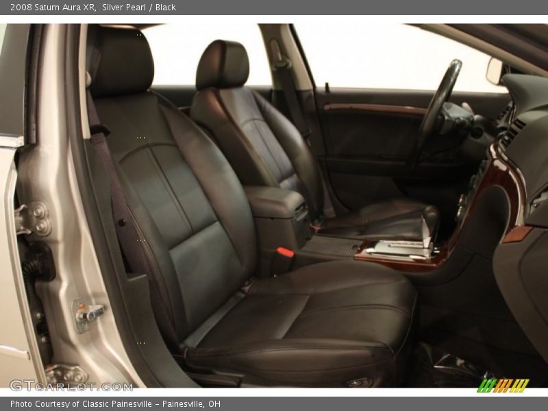 Silver Pearl / Black 2008 Saturn Aura XR