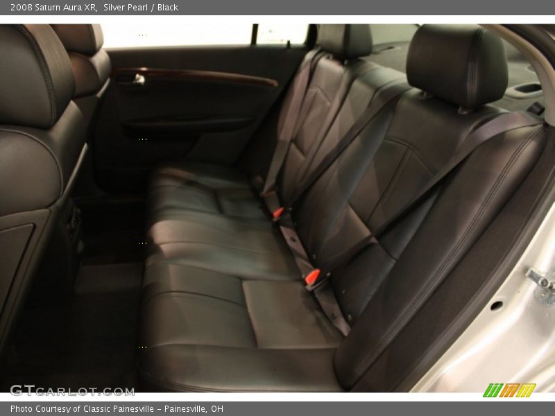 Silver Pearl / Black 2008 Saturn Aura XR