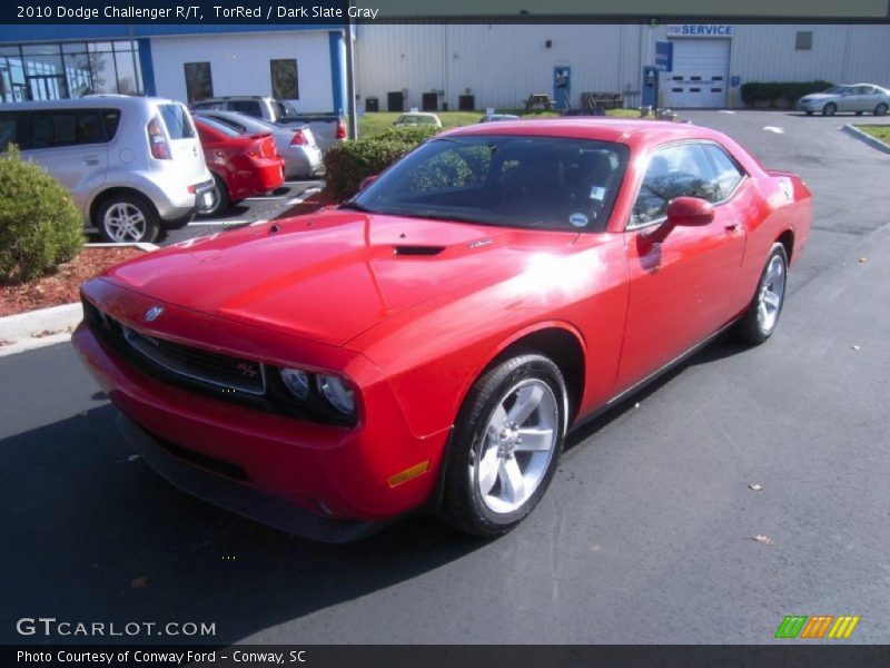 TorRed / Dark Slate Gray 2010 Dodge Challenger R/T