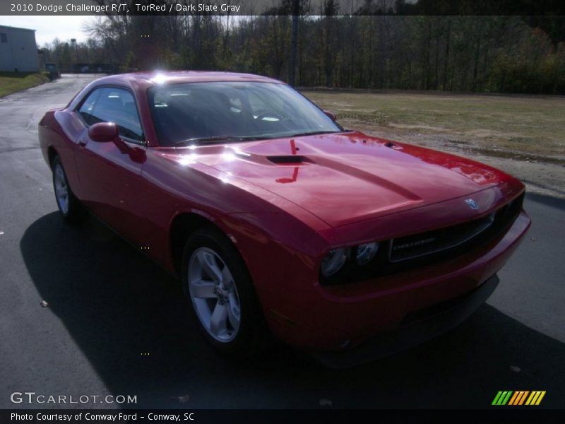 TorRed / Dark Slate Gray 2010 Dodge Challenger R/T