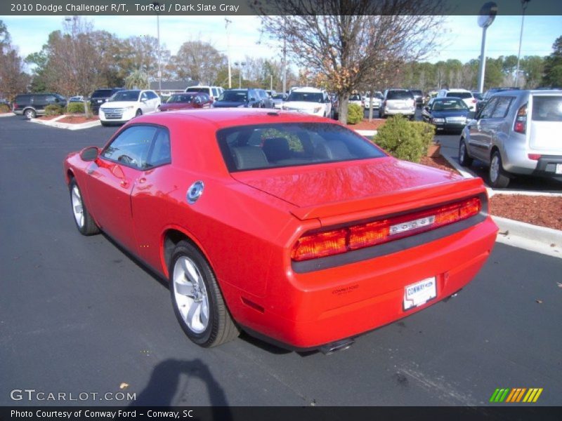 TorRed / Dark Slate Gray 2010 Dodge Challenger R/T