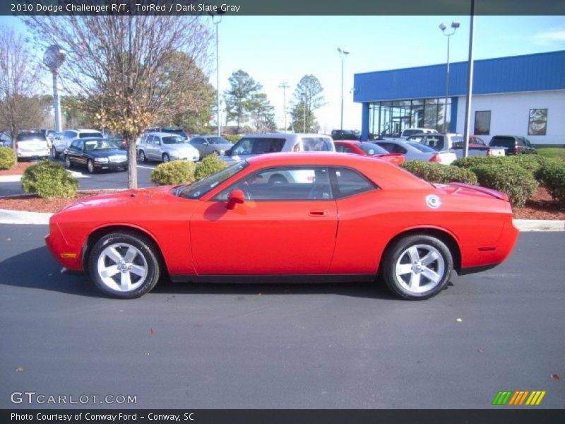 TorRed / Dark Slate Gray 2010 Dodge Challenger R/T