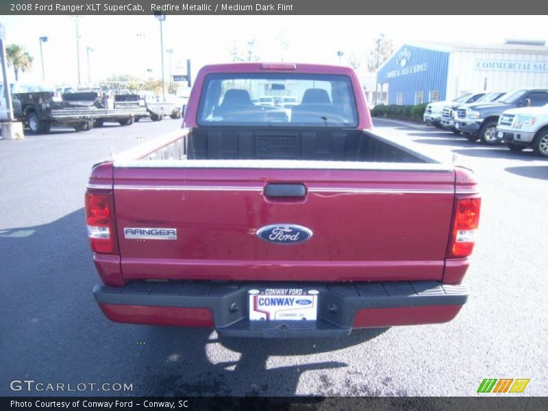 Redfire Metallic / Medium Dark Flint 2008 Ford Ranger XLT SuperCab