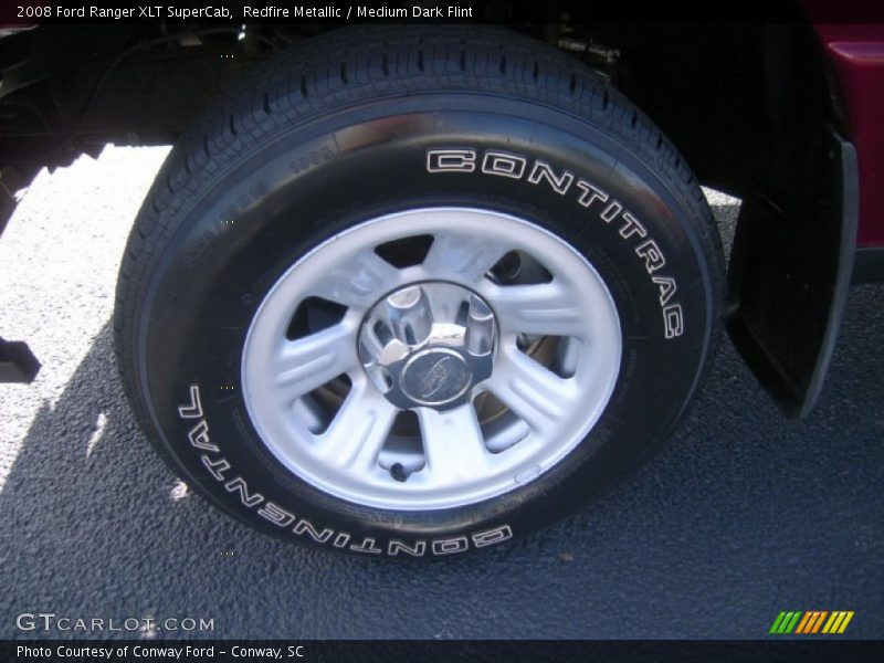 Redfire Metallic / Medium Dark Flint 2008 Ford Ranger XLT SuperCab