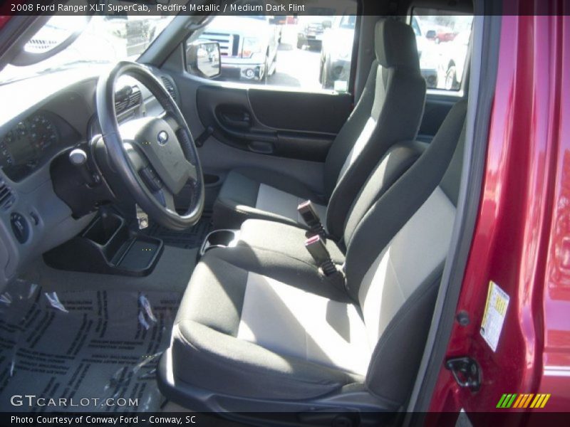 Redfire Metallic / Medium Dark Flint 2008 Ford Ranger XLT SuperCab