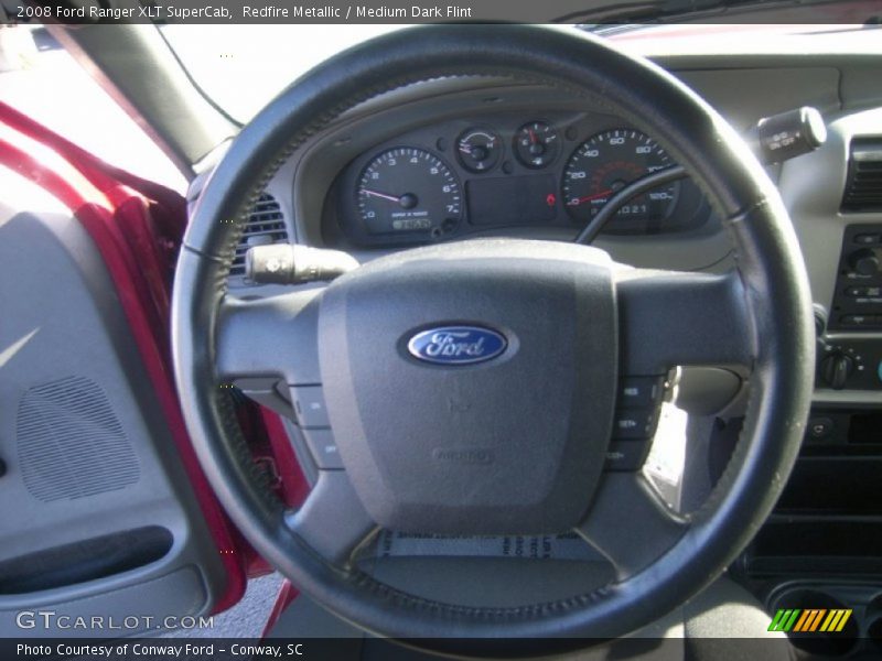Redfire Metallic / Medium Dark Flint 2008 Ford Ranger XLT SuperCab