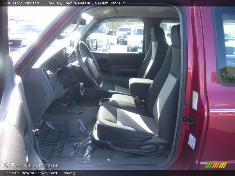 Redfire Metallic / Medium Dark Flint 2008 Ford Ranger XLT SuperCab