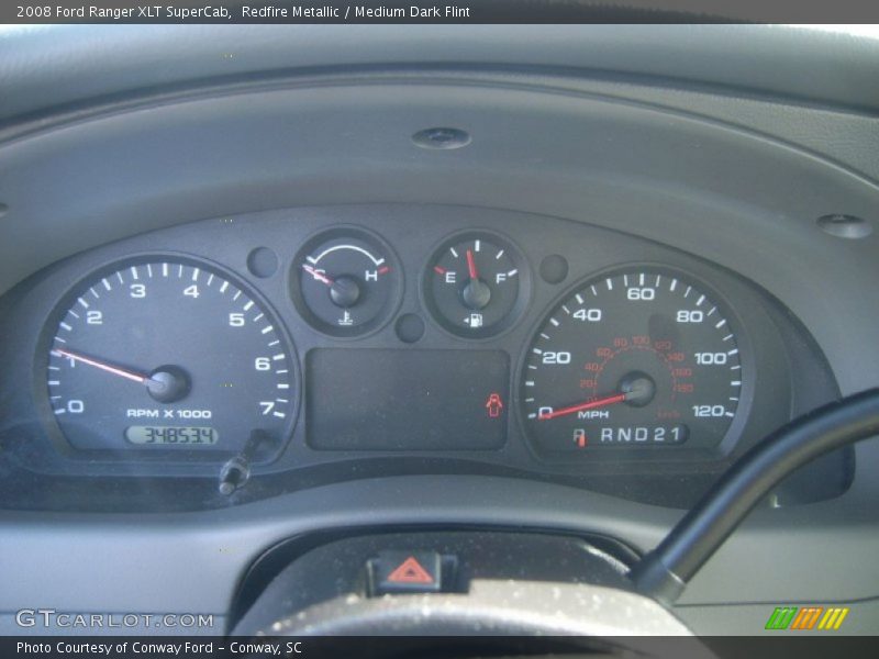 Redfire Metallic / Medium Dark Flint 2008 Ford Ranger XLT SuperCab