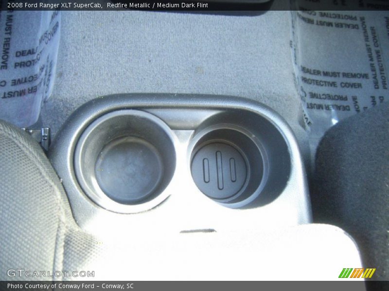 Redfire Metallic / Medium Dark Flint 2008 Ford Ranger XLT SuperCab