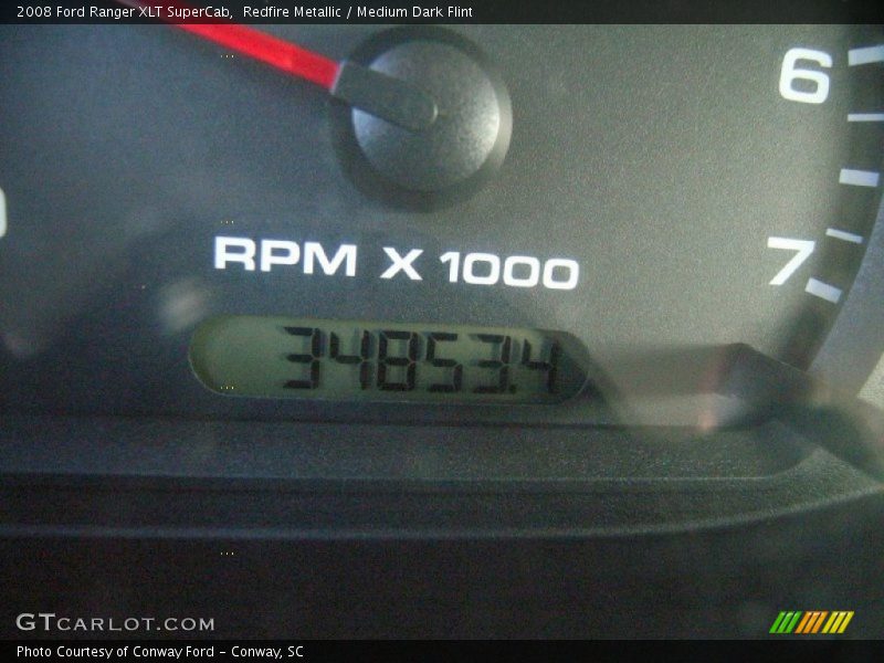 Redfire Metallic / Medium Dark Flint 2008 Ford Ranger XLT SuperCab