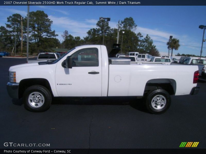  2007 Silverado 2500HD Work Truck Regular Cab Summit White