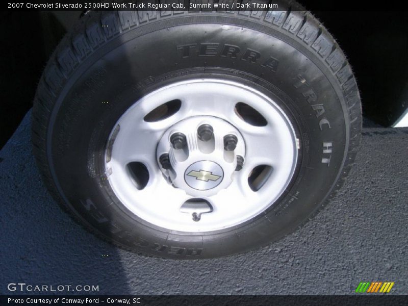 Summit White / Dark Titanium 2007 Chevrolet Silverado 2500HD Work Truck Regular Cab