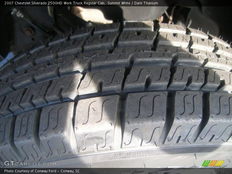 Summit White / Dark Titanium 2007 Chevrolet Silverado 2500HD Work Truck Regular Cab