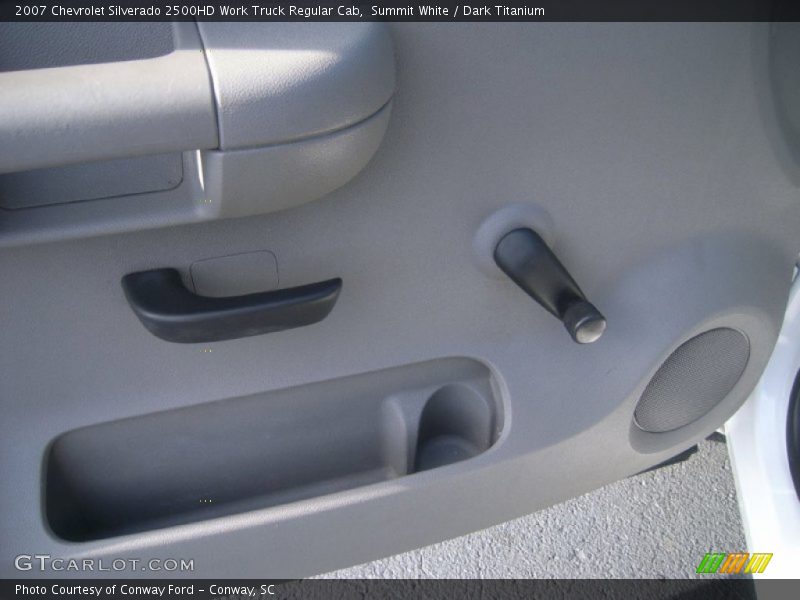 Summit White / Dark Titanium 2007 Chevrolet Silverado 2500HD Work Truck Regular Cab