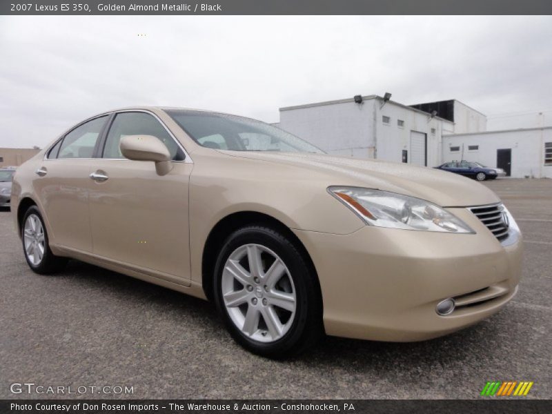 Golden Almond Metallic / Black 2007 Lexus ES 350