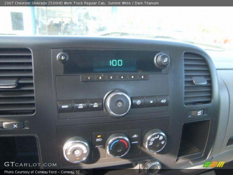 Summit White / Dark Titanium 2007 Chevrolet Silverado 2500HD Work Truck Regular Cab