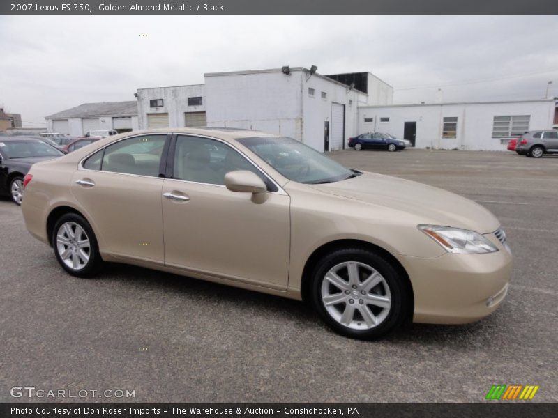 Golden Almond Metallic / Black 2007 Lexus ES 350