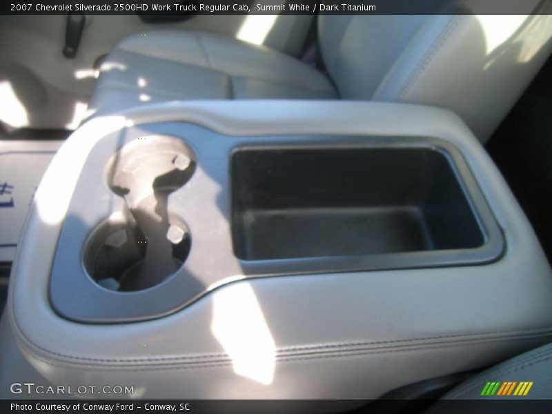 Summit White / Dark Titanium 2007 Chevrolet Silverado 2500HD Work Truck Regular Cab