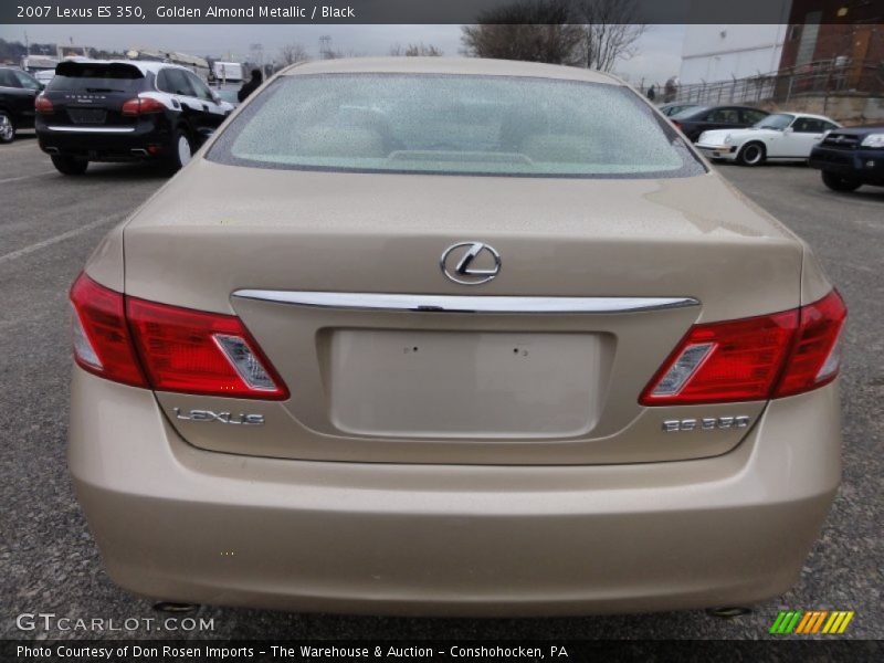 Golden Almond Metallic / Black 2007 Lexus ES 350