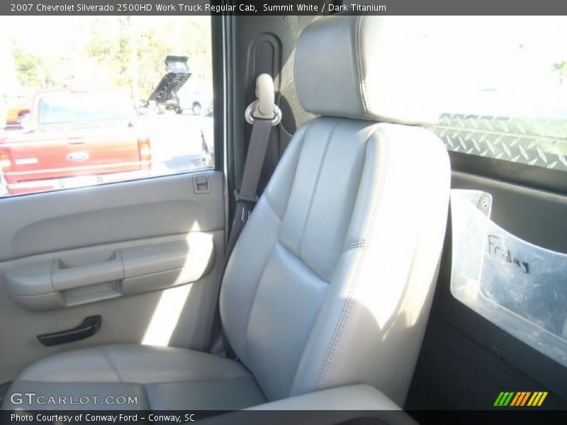 Summit White / Dark Titanium 2007 Chevrolet Silverado 2500HD Work Truck Regular Cab