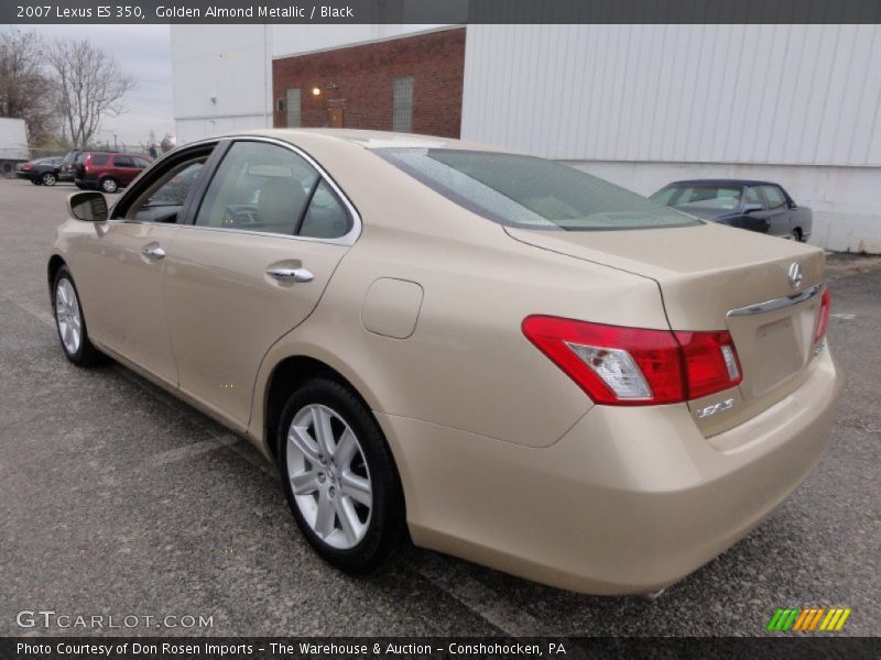 Golden Almond Metallic / Black 2007 Lexus ES 350