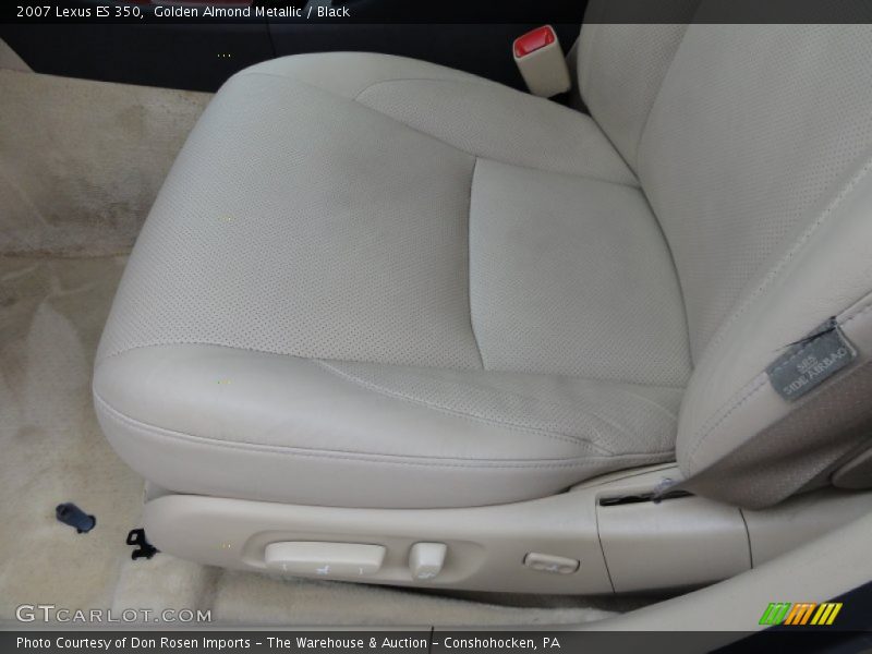 Golden Almond Metallic / Black 2007 Lexus ES 350