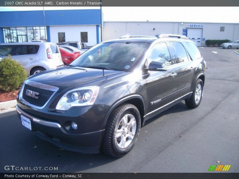 Carbon Metallic / Titanium 2007 GMC Acadia SLT AWD