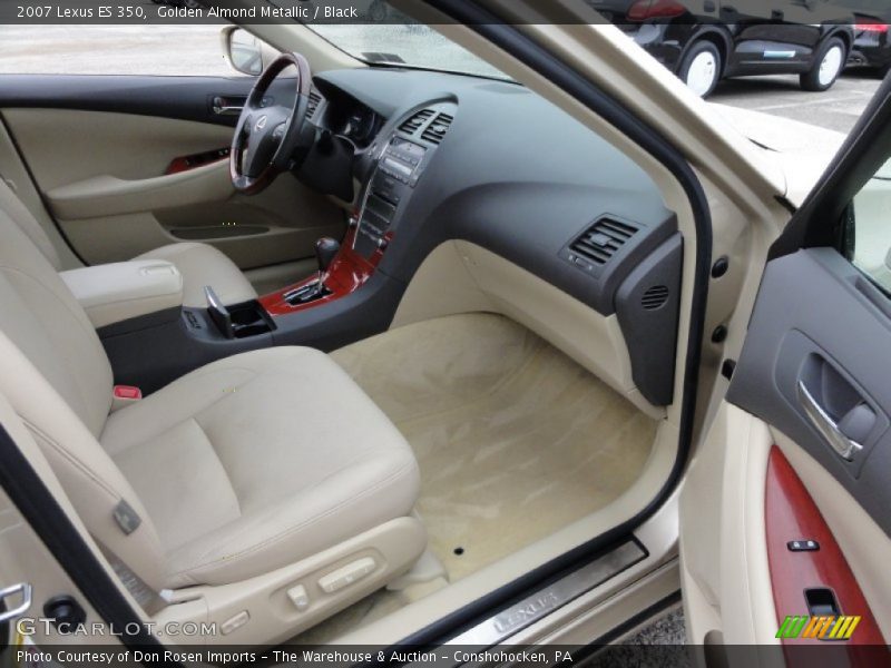 Golden Almond Metallic / Black 2007 Lexus ES 350
