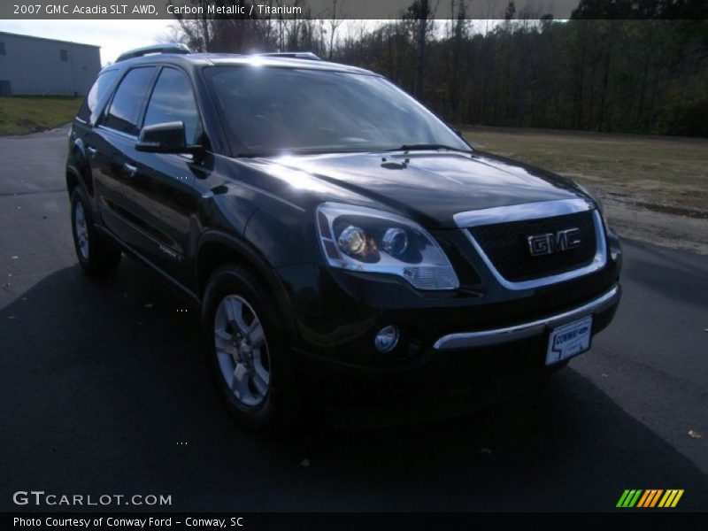 Carbon Metallic / Titanium 2007 GMC Acadia SLT AWD