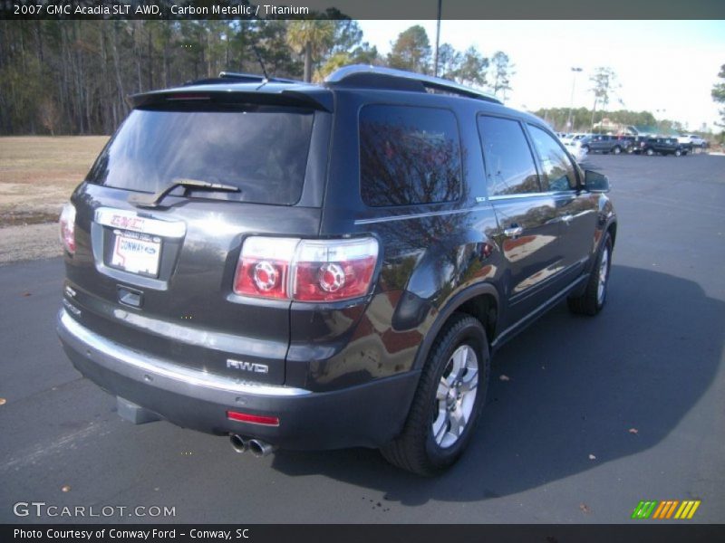 Carbon Metallic / Titanium 2007 GMC Acadia SLT AWD