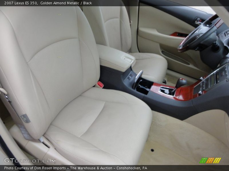Golden Almond Metallic / Black 2007 Lexus ES 350