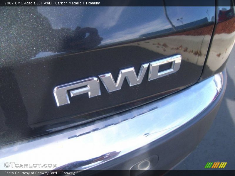 Carbon Metallic / Titanium 2007 GMC Acadia SLT AWD