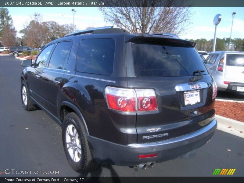 Carbon Metallic / Titanium 2007 GMC Acadia SLT AWD