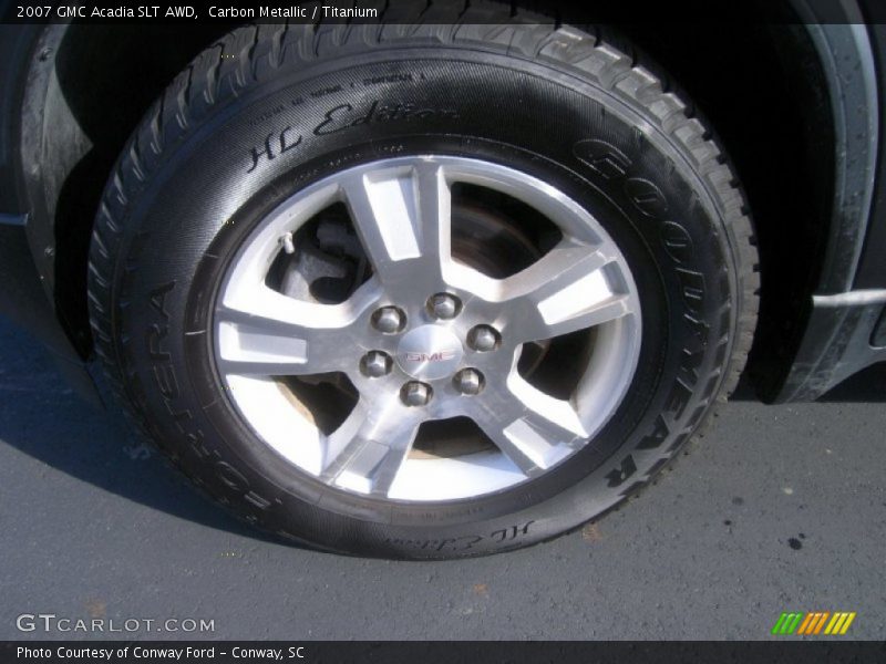 Carbon Metallic / Titanium 2007 GMC Acadia SLT AWD