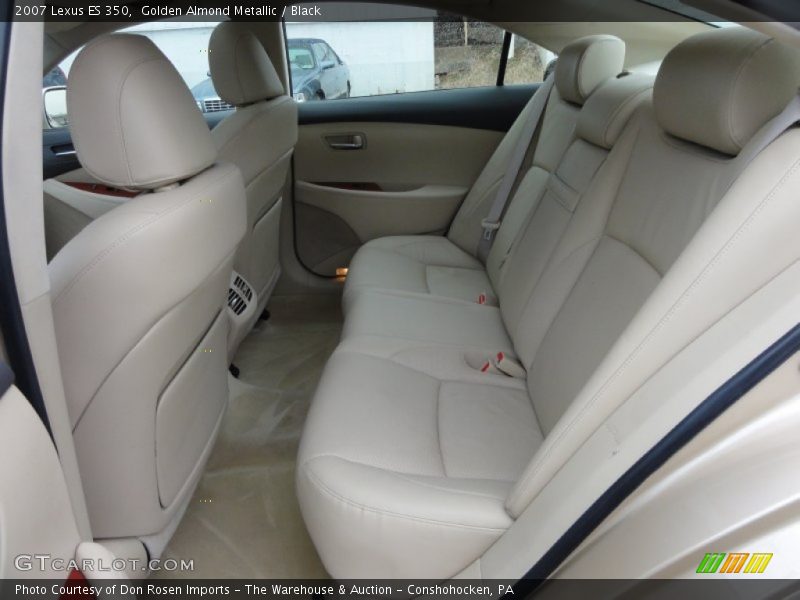 Golden Almond Metallic / Black 2007 Lexus ES 350