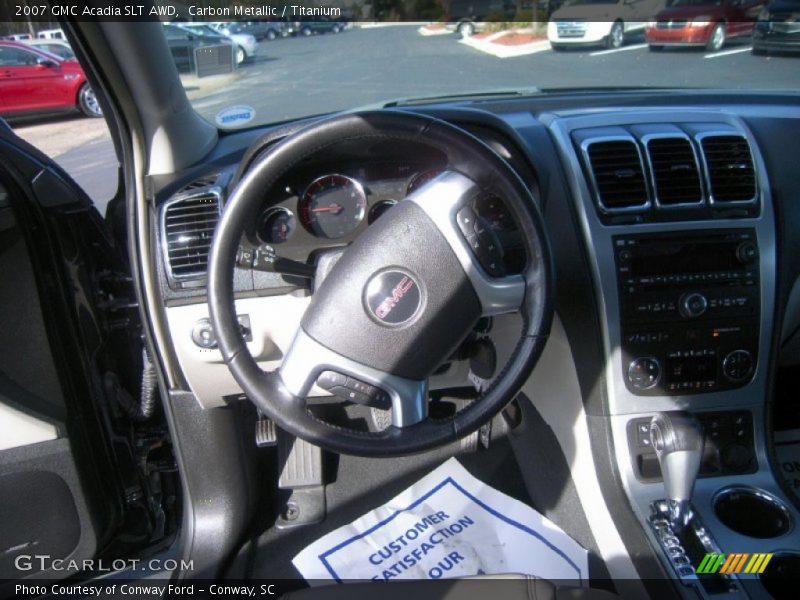 Carbon Metallic / Titanium 2007 GMC Acadia SLT AWD