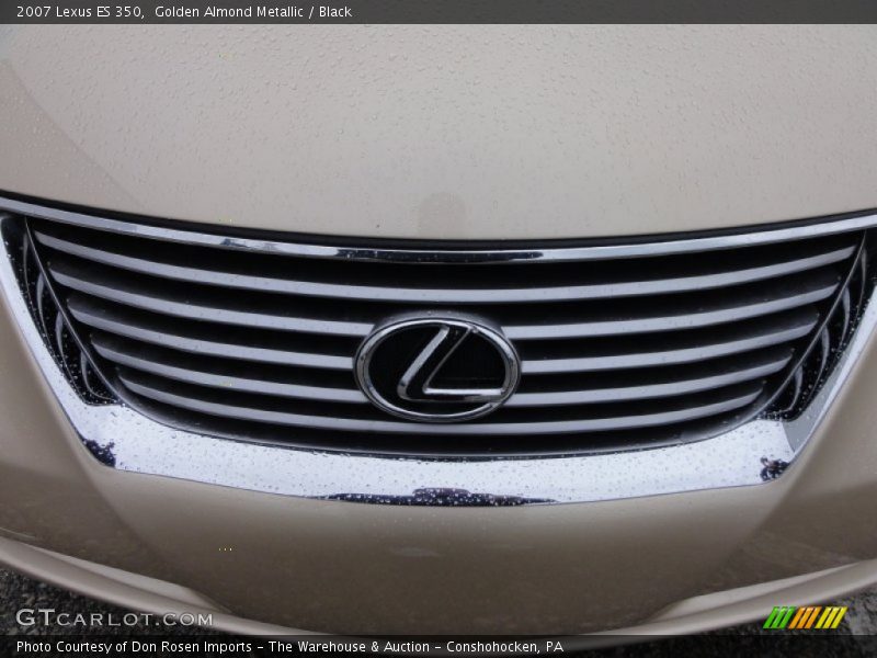 Golden Almond Metallic / Black 2007 Lexus ES 350