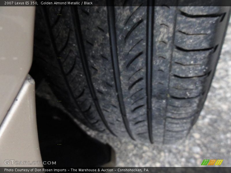 Golden Almond Metallic / Black 2007 Lexus ES 350