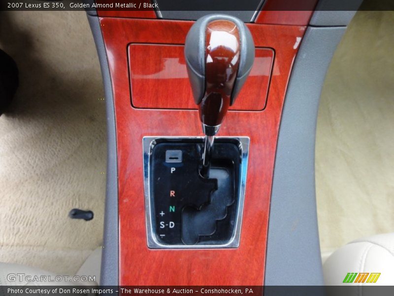 Golden Almond Metallic / Black 2007 Lexus ES 350