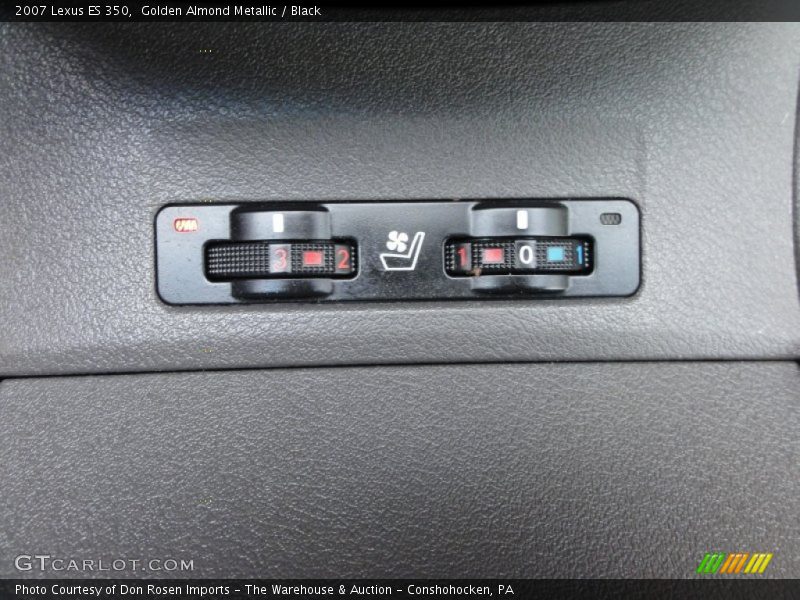 Golden Almond Metallic / Black 2007 Lexus ES 350
