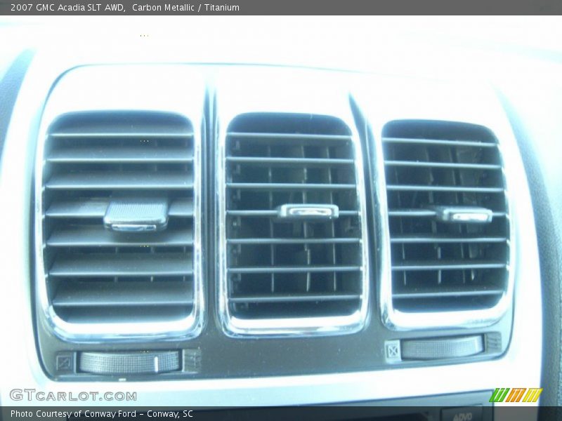 Carbon Metallic / Titanium 2007 GMC Acadia SLT AWD