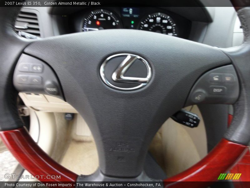 Golden Almond Metallic / Black 2007 Lexus ES 350